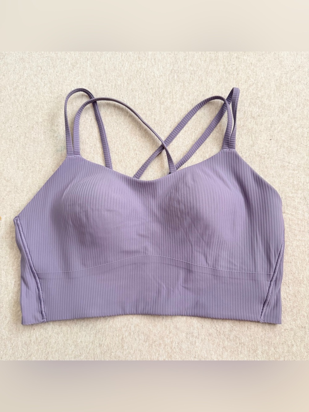Lululemon Like a Cloud High-Neck Longline Ribbed Bra *Light Support, B/C Cup